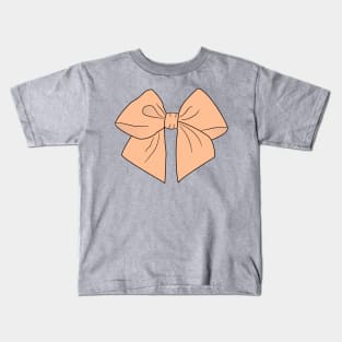 Peachy Keen Vector Bow Kids T-Shirt